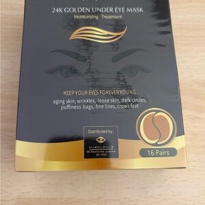 NEW 24K Golden Under Eye Mask - 16 Pairs